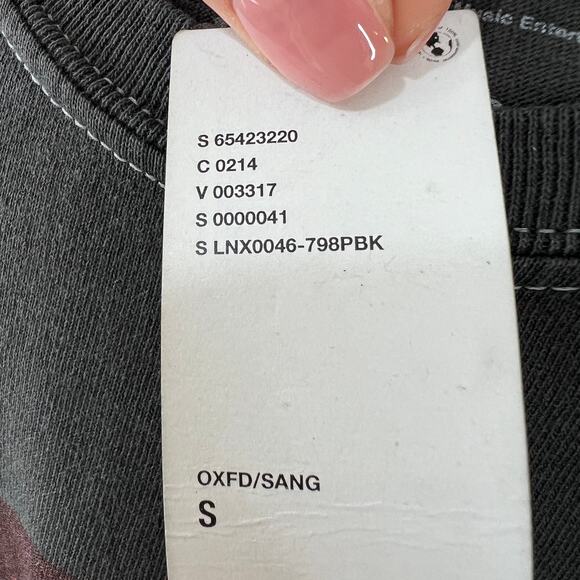 Urban Outfitters Lil Nas X Gray Top Cotton Graphic Print Crew Neck Size S NEW - Picture 7 of 8